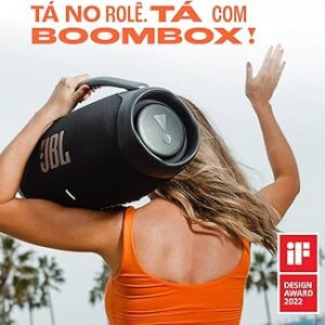 🔥 A JBL BOOMBOX 3 É A CAIXA DE SOM QUE IMPRESSIONA EM QUALQUER LUGAR! 🎶 SOM MONSTRUOSO, GRAVES PODEROSOS E BATERIA QUE DURA O DIA TODO!