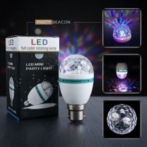 🌈✨ TRANSFORME QUALQUER AMBIENTE EM UMA VERDADEIRA FESTA! 💡 LÂMPADA LED GIRATÓRIA RGB PARA FESTAS E DECORAÇÃO