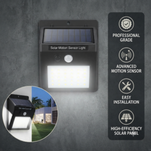☀️💡 ILUMINE E PROTEJA SUA CASA SEM GASTAR ENERGIA! REFLETOR SOLAR DE PAREDE COM SENSOR DE MOVIMENTO E PRESENÇA