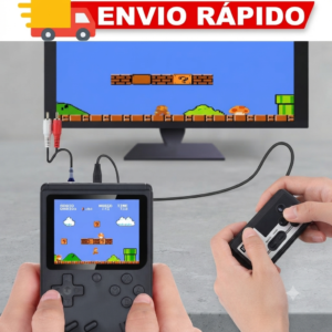 🎮🕹️ REVIVA OS GRANDES CLÁSSICOS DOS GAMES! SUPER MINI VIDEO GAME PORTÁTIL 400 EM 1 + CONTROLE EXTRA