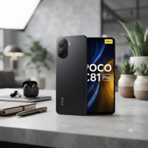 🚨 POCO C81 PRO | 256GB | 4GB RAM 🚨 📱 Muito espaço, desempenho e economia em um só smartphone!