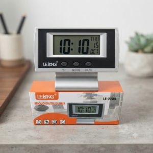 ⏰🕒 NUNCA MAIS PERCA A HORA! RELÓGIO DE MESA DIGITAL COM DESPERTADOR