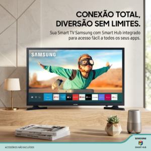📺 A SMART TV SAMSUNG 32" NOVA QUE TODO MUNDO QUER! 🔥 SMART TV SAMSUNG LED 32" – NOVA NA CAIXA  Chegou a oportunidade de levar para casa uma Samsung novinha, com a qualidade que você já conhece e a segurança de um produto novo!