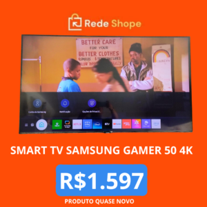 🔥 SMART TV SAMSUNG GAMER 50” 4K POR R$ 1.597! 🤯📺